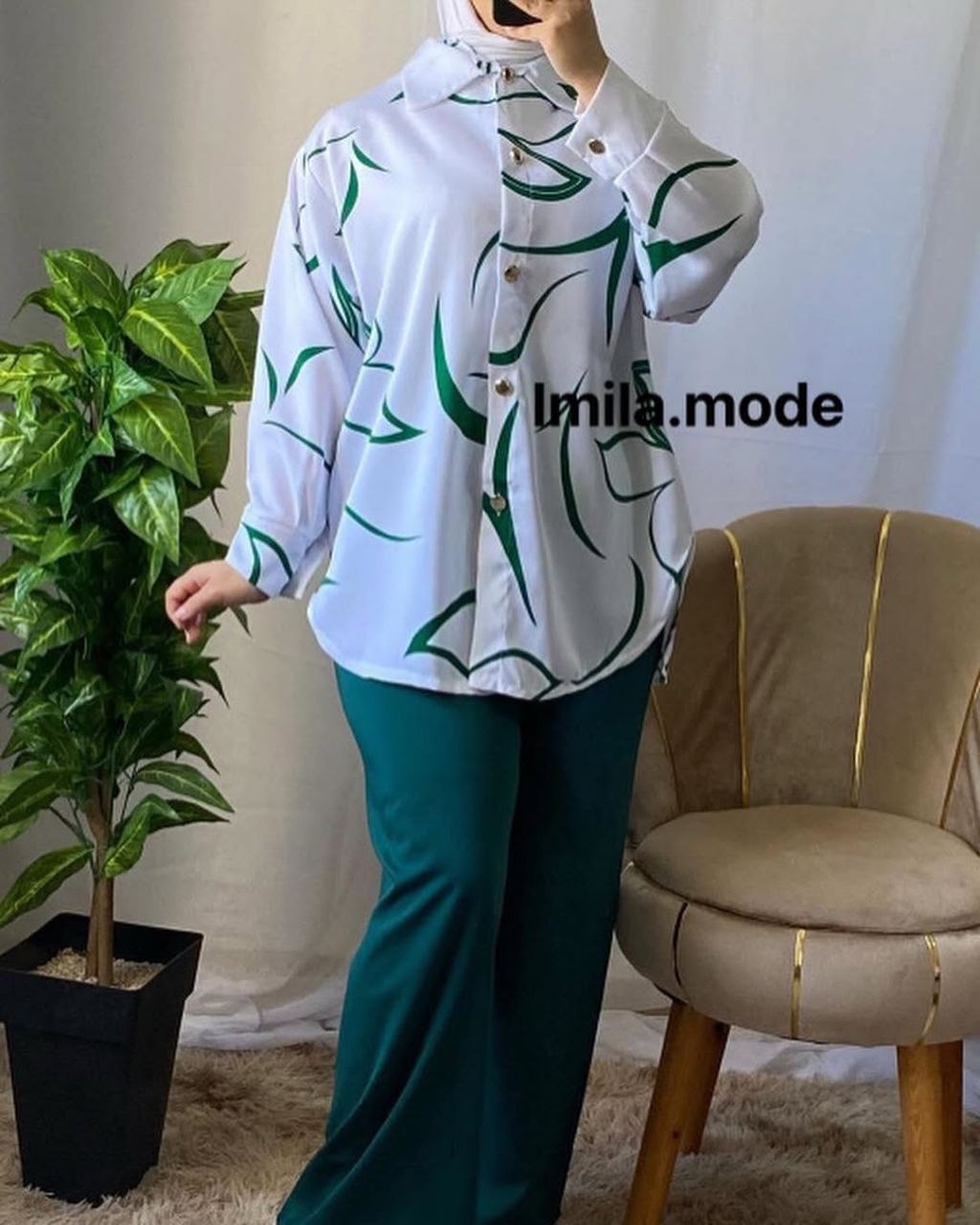 ensemble deux piéces chemise et panalon (كمية محدودة)