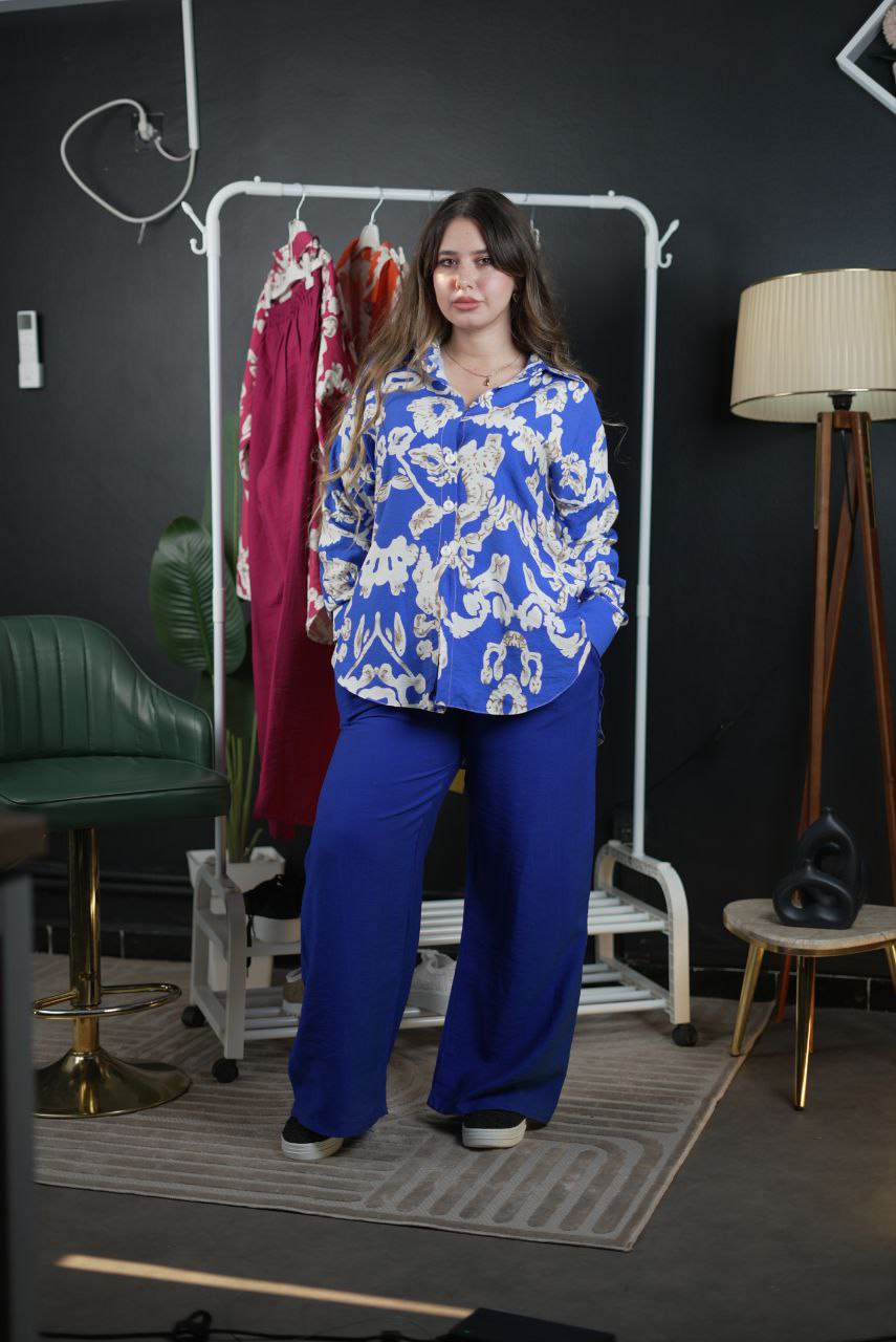 Ensemble deux piéce chemise et pantalon chic