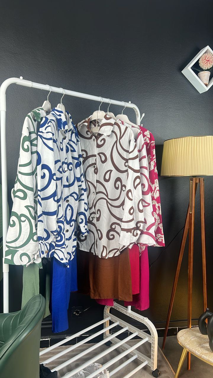 Ensemble chemise et pantalon avec lin tendance 2025