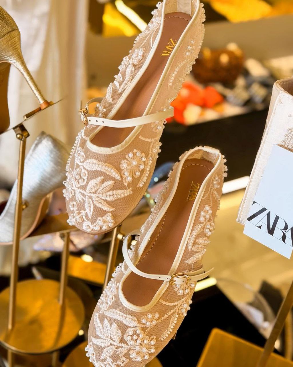 ZARA BALERINE PERLE