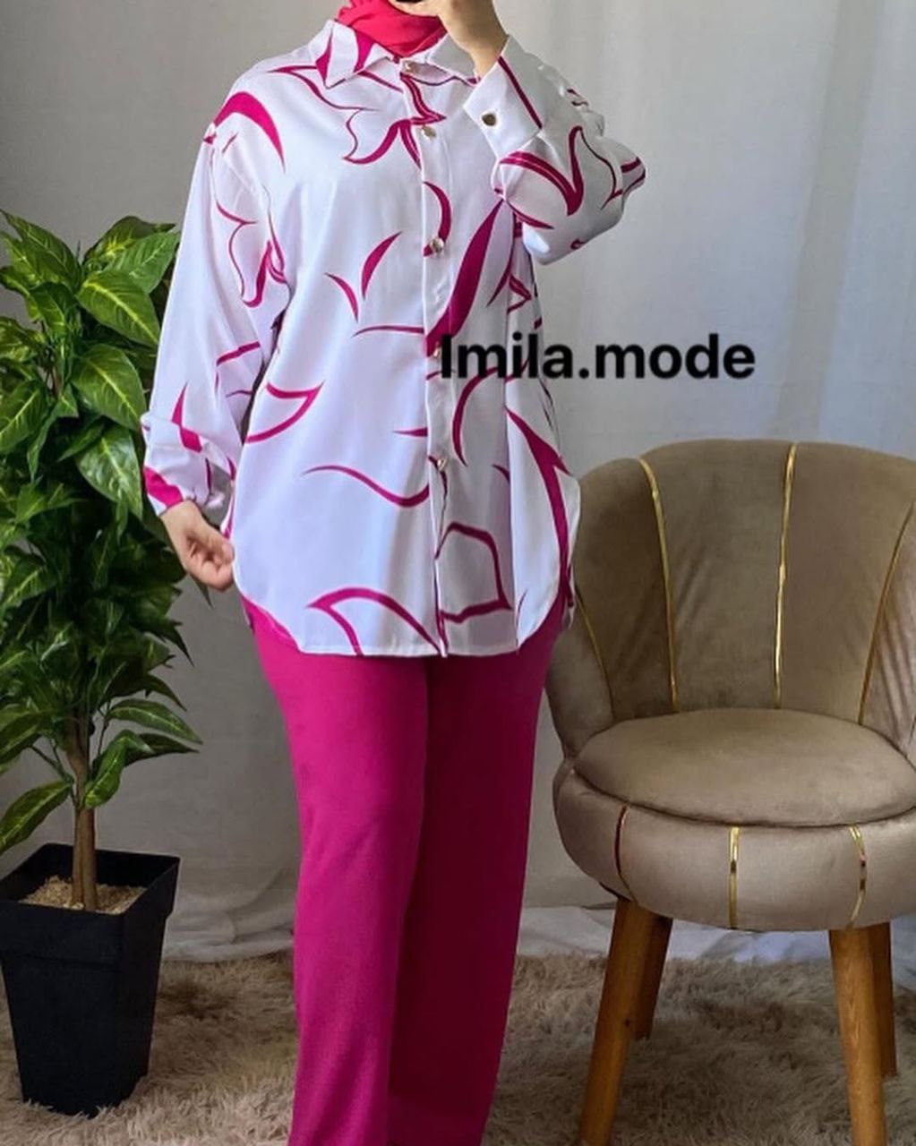 ensemble deux piéces chemise et panalon (كمية محدودة)