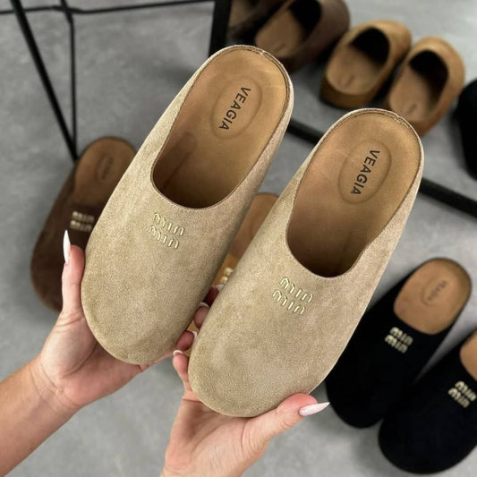 pantoufles rétro à tête Boken pour femmes