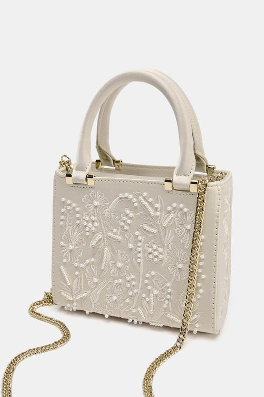 SAC ZARA SATINÉ PERLES